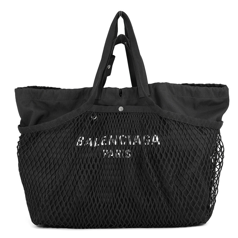 Balenciaga Tote Bag L Canvas Black